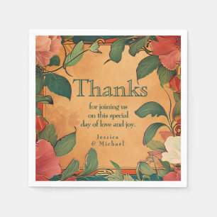 Guardanapo De Papel 🌹 Obrigado Romance: Art Nouveau Splendor