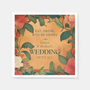 Guardanapo De Papel 🌹 Obrigado Romance: Art Nouveau Splendor