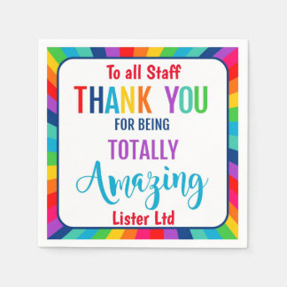 Guardanapo De Papel Obrigado sendo totalmente impressionante