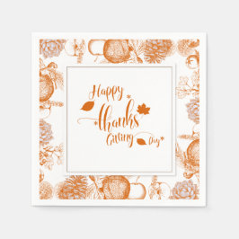 Guardanapo De Papel Obrigados felizes dando