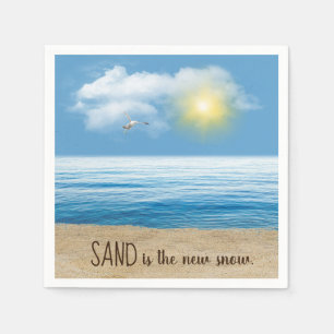 Guardanapo De Papel Ocean Beach com Sunshine Napkins
