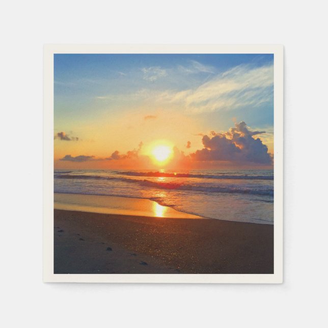Guardanapo De Papel Oceano Sol (Frente)