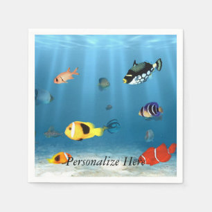 Guardanapo De Papel Oceanos dos peixes