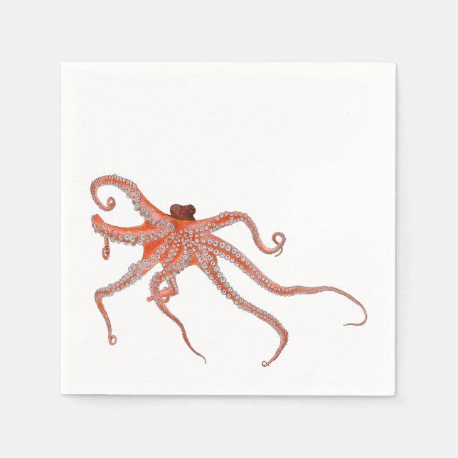 Guardanapo De Papel Octopus Hugs (Frente)