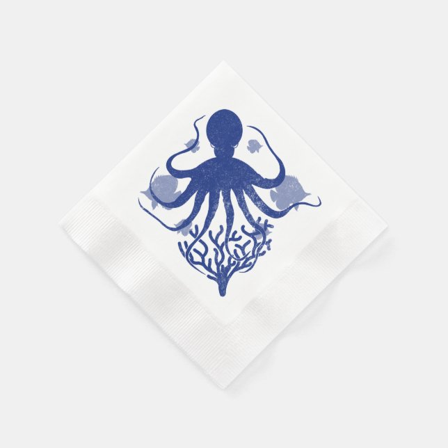Guardanapo De Papel Octopus (light background) (Canto)