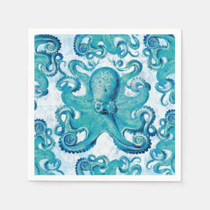 Guardanapo De Papel Octopus Marine Life Ocean Animal Beach NIMO