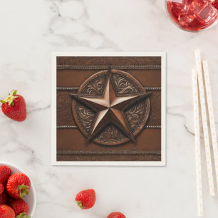 Guardanapo De Papel Oeste Rural Caubói Texas Lone Star