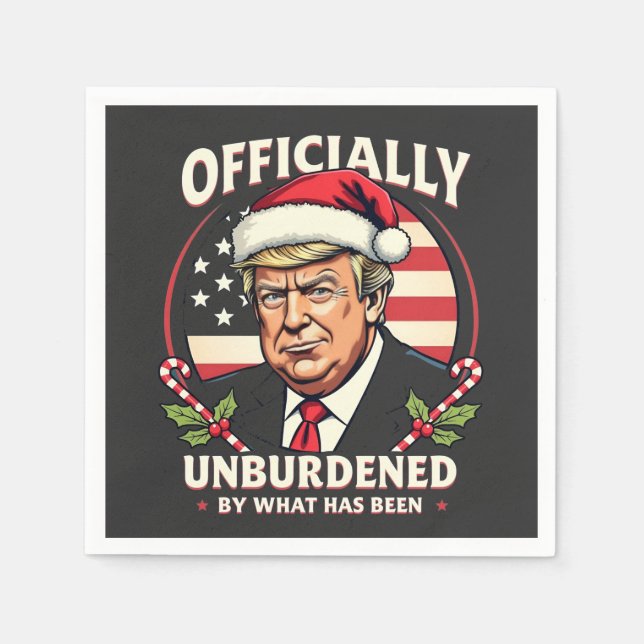 Guardanapo De Papel Oficialmente Dessobrecarregado Pelo Que Foi Trump  (Frente)