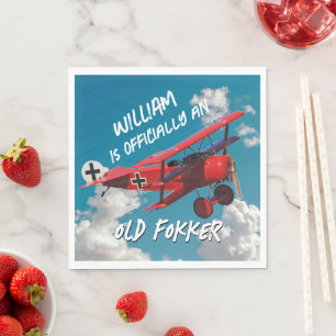 Guardanapo De Papel Oficioso, Velho Fokker, sobre o Aniversário do Mor