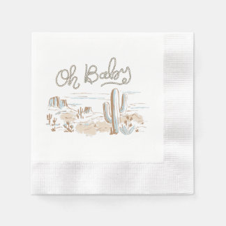 Guardanapo De Papel Oh Baby Cowboy Desert Napkin