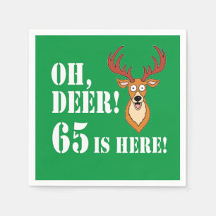 Guardanapo De Papel Oh Deer 65º Aniversário Napkins