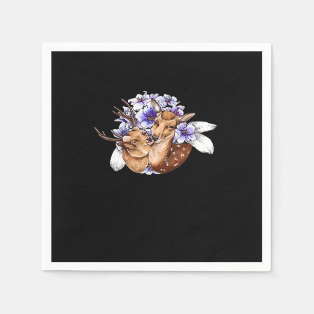 Guardanapo De Papel Oh Deer Clean Minimal Style  (Frente)