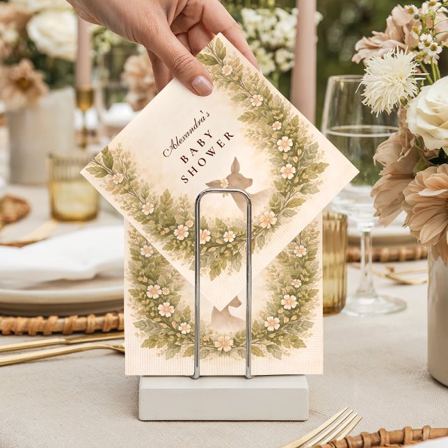 Guardanapo De Papel Oh Deer Forest Baby Shower (Criador carregado)