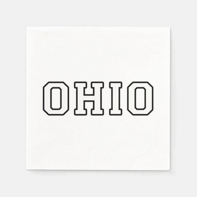 Guardanapo De Papel Ohio (Frente)