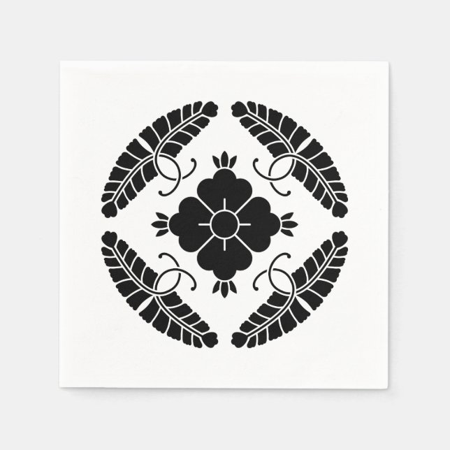 Guardanapo De Papel Oito glicínias (Frente)