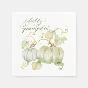 Guardanapo De Papel Olá Pumpkin Blue Coctail Napkins