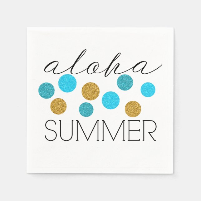 Guardanapo De Papel Olá Summer (Frente)