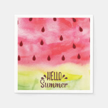 Olá Summer Watermelon Napkins
