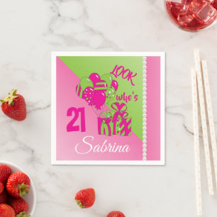 Guardanapo De Papel Olha quem é o centésimo aniversário