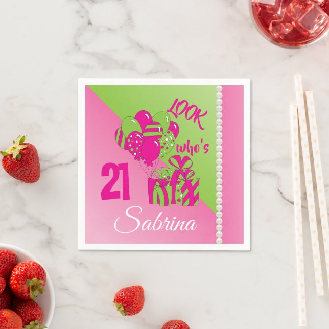 Guardanapo De Papel Olha quem é o centésimo aniversário (Insitu)