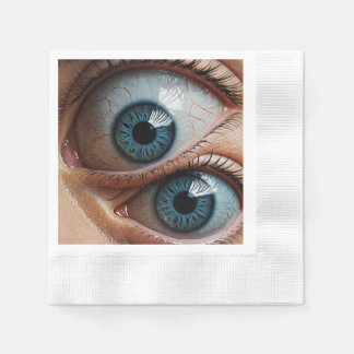 Guardanapo De Papel Olhos assustadores