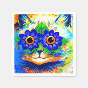 Guardanapo De Papel Olhos de Flor de Gato