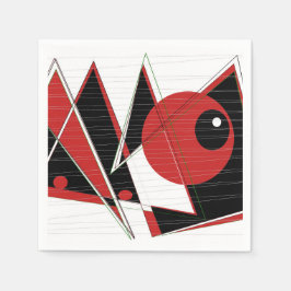 Guardanapo De Papel Olhos Vermelhos Observando Napkins