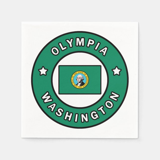 Guardanapo De Papel Olympia Washington (Frente)