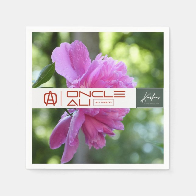 Guardanapo De Papel ONCLE ALI Paper Napkin (Frente)
