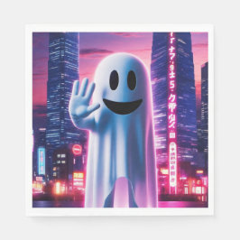 Guardanapo De Papel Ondas Ghosty e Luzes Urbanas
