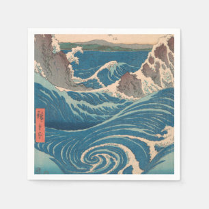Guardanapo De Papel Ondas Japonesas Naruto Redemoinho Oceano Arte
