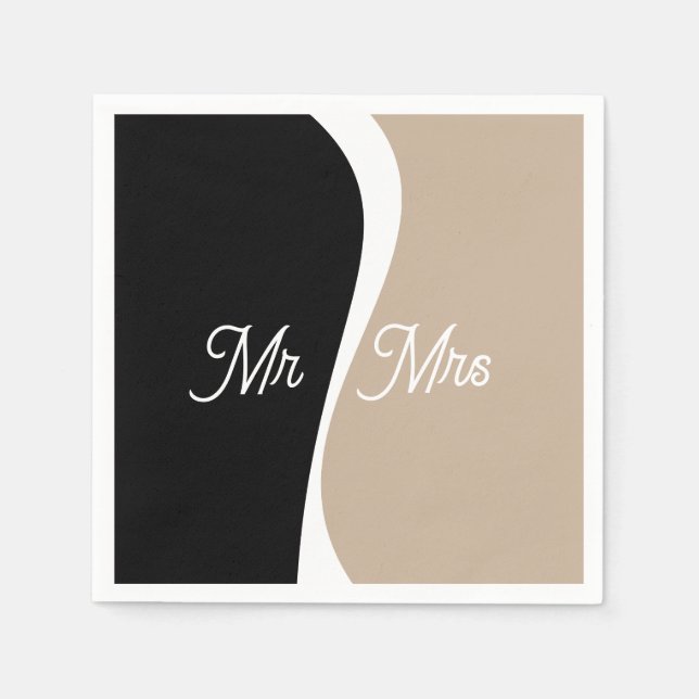 Guardanapo De Papel Ondas Simples 2 - Napkins Personalizado (Frente)