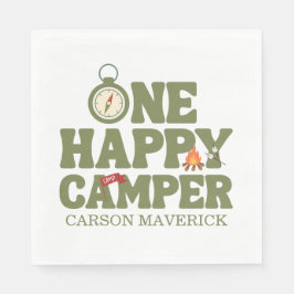 Guardanapo De Papel One Happy Camper Kids Birthday