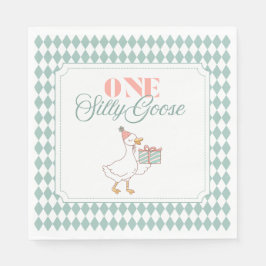 Guardanapo De Papel One Silly Goose dessert napkin