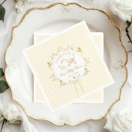 Guardanapo De Papel One Silly Goose Gender neutral Wildflower Yellow