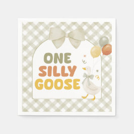 Guardanapo De Papel One Silly Goose Spring Birthday