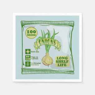 Guardanapo De Papel Onion Seeds
