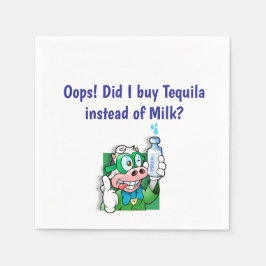 Guardanapo De Papel "Oops. Eu comprar Tequila?" Coquetel Divertido Nap