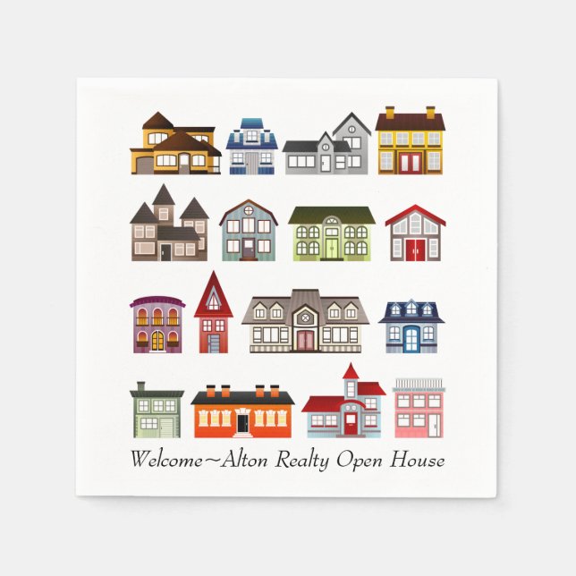 Guardanapo De Papel Open House (Frente)