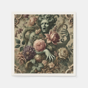 Guardanapo De Papel Opulência Óptica - Barroco Floral Gótico