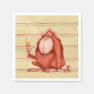 Guardanapo De Papel Orangutan - Napkins