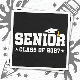 Guardanapo De Papel Orgulho da Escola de Graduação do Ano Final Turma 