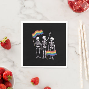 Guardanapo De Papel Orgulho Direitos LGBT Lésbica Gay Aliado LGBTQ Tra