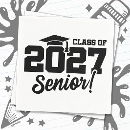 Guardanapo De Papel Orgulho do Ano de Graduação Escolar Turma de Forma