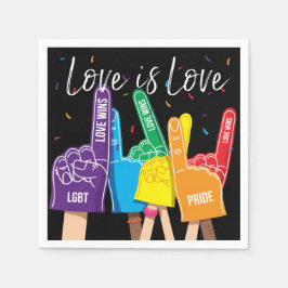 Guardanapo De Papel Orgulho gay Rainbow LGBT Party Napkin