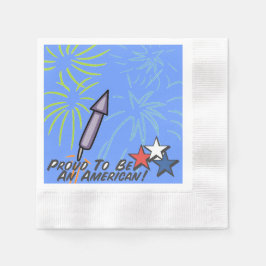 Guardanapo De Papel Orgulhoso Americano -