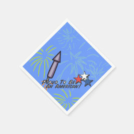 Guardanapo De Papel Orgulhoso Americano -