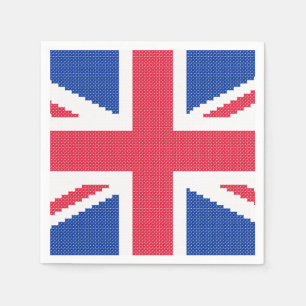 Guardanapo De Papel Original cross-stitch design Union Jack