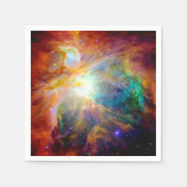 Guardanapo De Papel Orion Nebula Papel Colorido Galáxico Nápoles