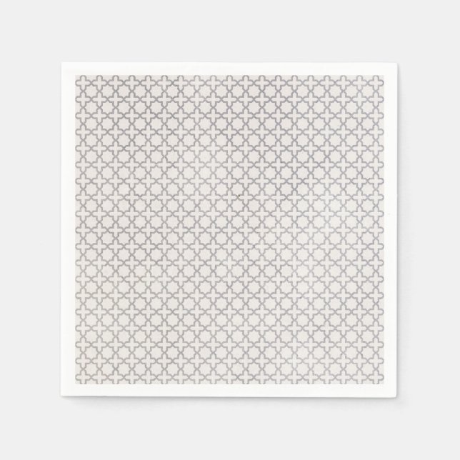 Guardanapo De Papel Ornamento Arabe Elegante (Frente)